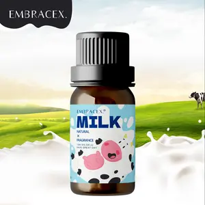 10ML Milk Essential Oil, Home Fragrance Oils, 1 Count Long Lasting Air Freshener, Calming Aroma, Calming Home Fragrance, Milky Scented for Diffuser, Humidifier, Car, Bathroom, Bedroom, Living Room, Scent